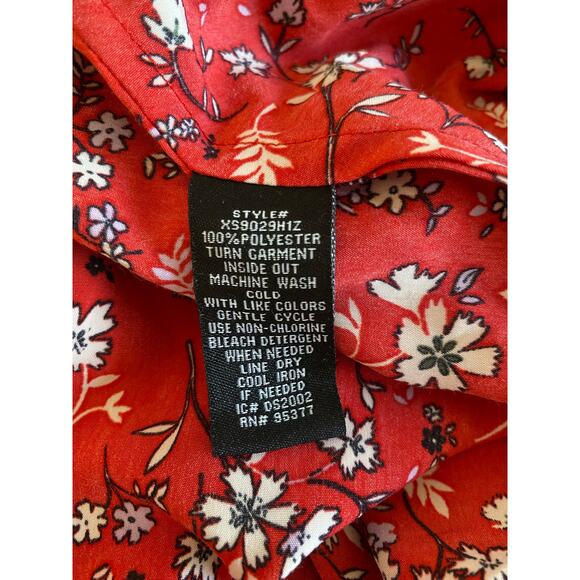 Sanctuary Red Floral Skirt 1X - Picture 6 of 6